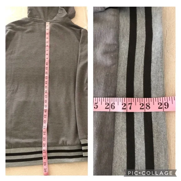 Team Apparel NFL Hoodie Drawstring Heather Gray Tampa Bay Buccaneers - Picture 6 of 11